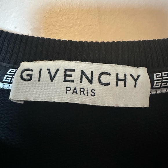 Men’s Givenchy Black Logo Crewneck Size L - Picture 2 of 7